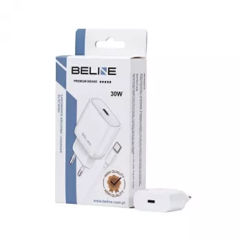 Cargador 30W USB-C Beline Beli02177 blanco con cable USB-C