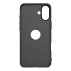 Funda protectora Nillkin para iPhone 16 Plus Super Frosted Pro — negra, carcasa rígida delgada