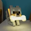 Lámpara Paladone Minecraft Wolf GloBuddies