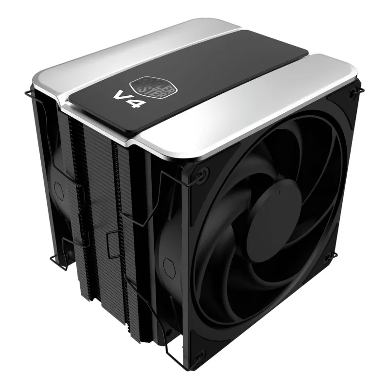 Disipador de aire para procesador Cooler Master V4 Alpha 3DHP, ventilador de 120 mm, compatible con LGA1700/AM5, negro