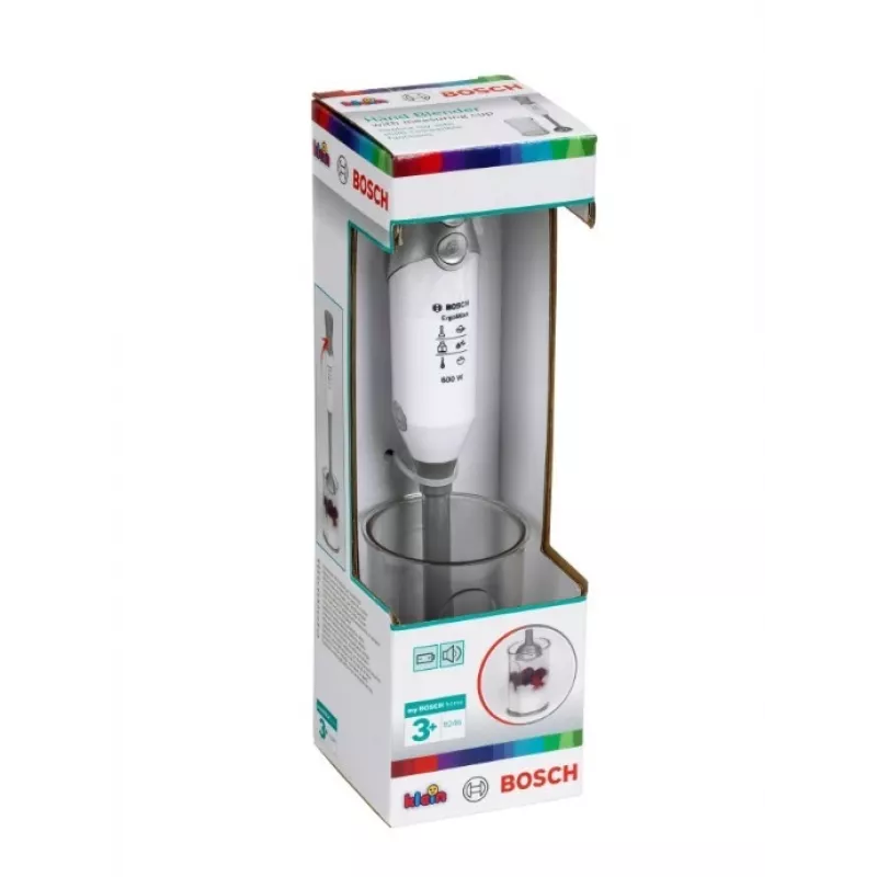Batidora Bosch con recipiente plateado
