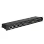 Patch panel VALUE Cat.5e 24 puertos STP negro