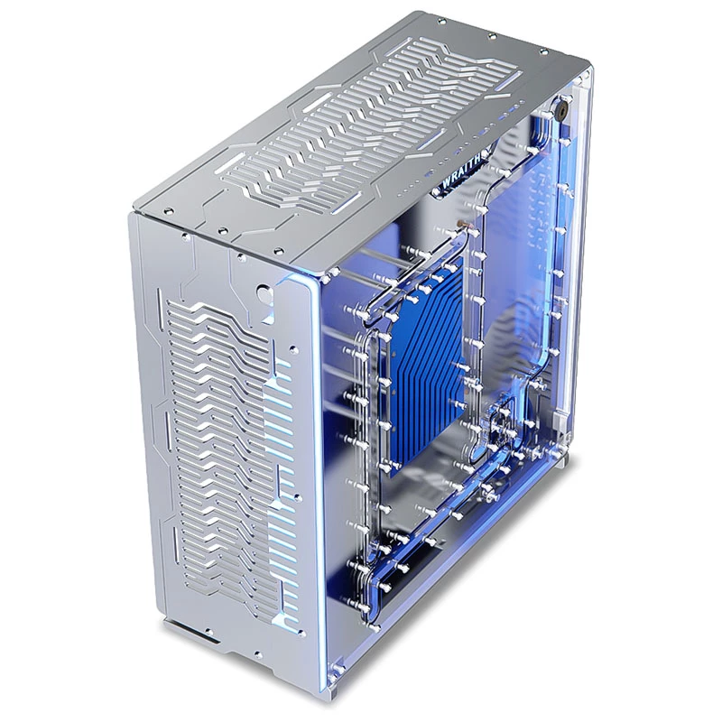 Singularity Computers Wraith Caja de PC ITX/DTX, Plata