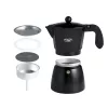 Cafetera espresso Adler AD 4421 — bomba de 15 bar, carcasa negra