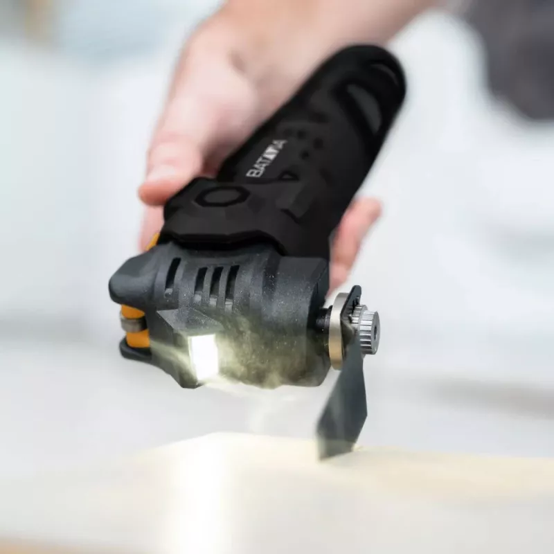 Batavia B.V. | Multitool antivibración con batería de 12V - Set Fixxpack 2.0 (incl. batería de 2,0 Ah y cable de carga USB-C)