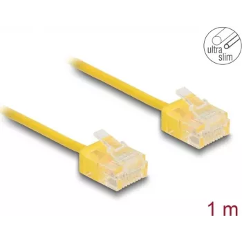 Cable de red DeLOCK RJ45 Cat.6 UTP 1 m amarillo