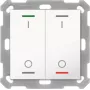 MDT BE-TAL5502.B1 pulsador Light 55 2 canales RGBW conmutación (BE-TAL5502.B1)