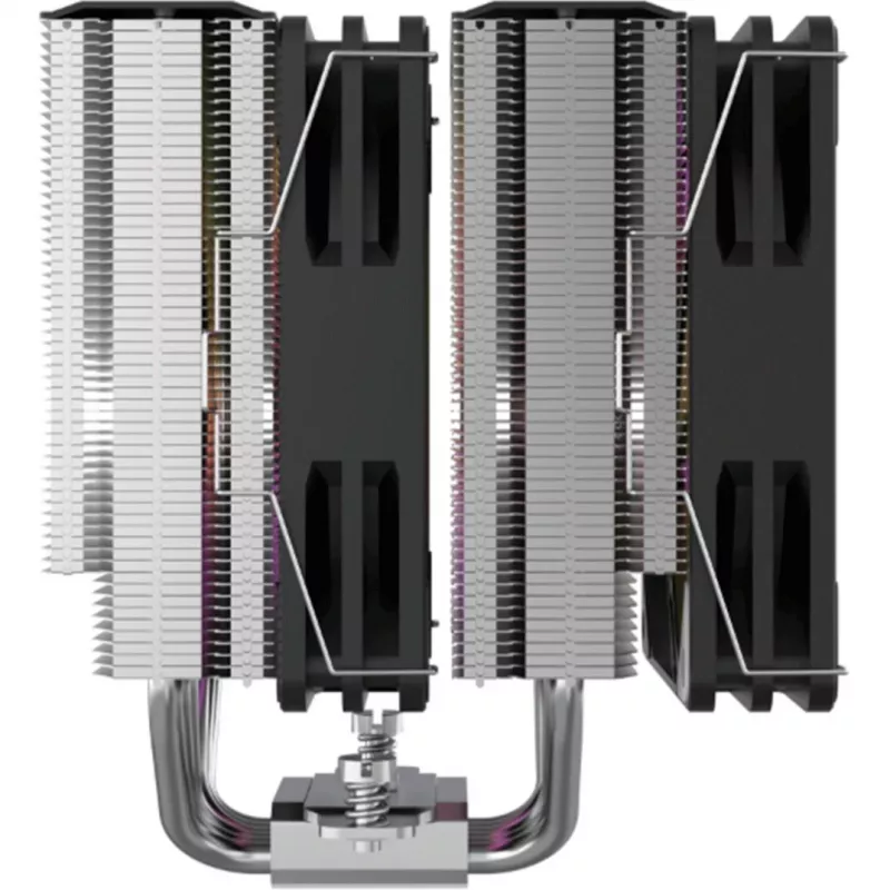 Disipador CPU Silentware Titan RGB de doble torre con 6 heatpipes y 2 ventiladores PWM A-RGB de 120 mm