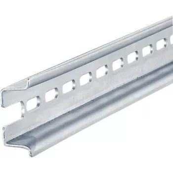 Carril de rack Rittal 4933.000, acero, plata, profundidad 455 mm, pack de 6