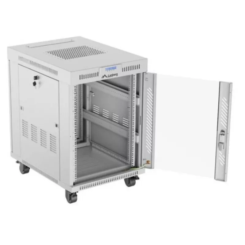 Rack de suelo LANBERG FF01-6815-12SL 15U, 600×800×922 mm, 1200 kg, IP20, gris