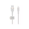 Belkin BOOST CHARGE - cable Lightning - USB macho a Lightning macho - 3 m - blanco - para Apple iPad/iPhone/iPod (Lightning)