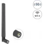 Antena omnidireccional DELOCK 5G LTE GNSS WiFi 6 conector macho SMA 0,9–4,1 dBi 183 mm con articulación inclinable