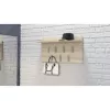 Perchero Top e shop WIESZAK 2F SONOMA — aglomerado, acabado roble, 7 ganchos, 700×200×400 mm