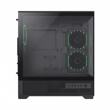 Caja Gamemax | VISTA 2 AB | negra | torre Midi | fuente de alimentación no incluida