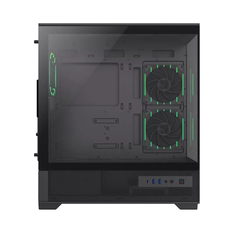 Caja Gamemax | VISTA 2 AB | negra | torre Midi | fuente de alimentación no incluida