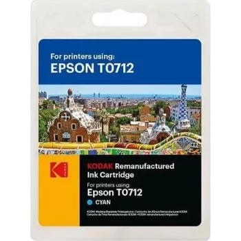 185E007102 KODAK EPS. DX4000 TINTA CIAN C13T07124012/T0712/T0892 495 Páginas 5.5ml (185E007102)