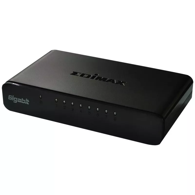 Edimax ES-5800G V3 Switch de red No gestionado Gigabit Ethernet (10/100/1000) Negro
