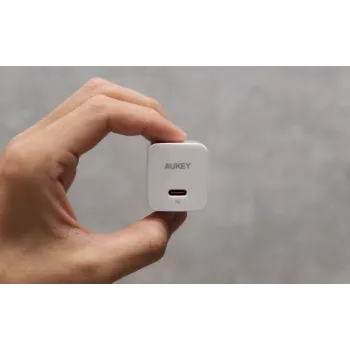Minicargador de red PA-Y20S blanco 1xUSB-C 20W PD Power Delivery