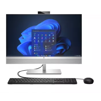 HP Elite 870 G9 AIO All-in-One - i5-14500, 16 GB, 512 GB SSD, WLAN, 27 pulgadas QHD, antirreflejo, altura ajustable, ratón USB, Windows 11 Pro, 3 años