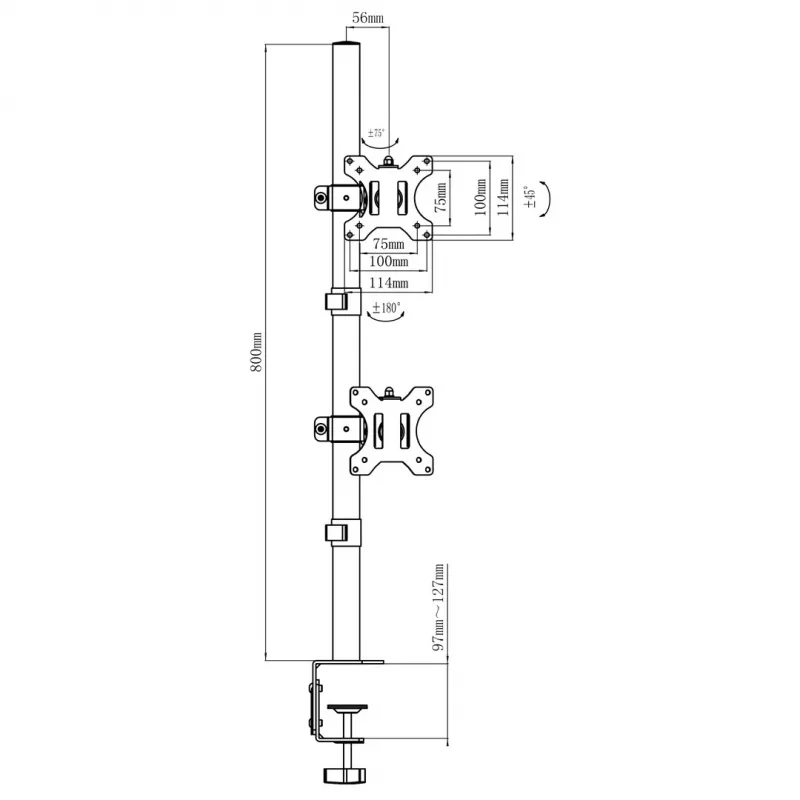 Soporte TV Maclean 13-27