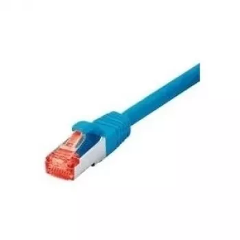 Tecline - cable de parcheo - RJ-45 (M) a RJ-45 (M) - 1,5 m - SFTP, PiMF - CAT 6 - libre de halógenos, snagless - azul (715015B)