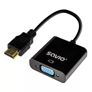 Adaptador HDMI-VGA Savio AK-75