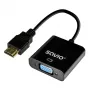 Adaptador HDMI-VGA Savio AK-75