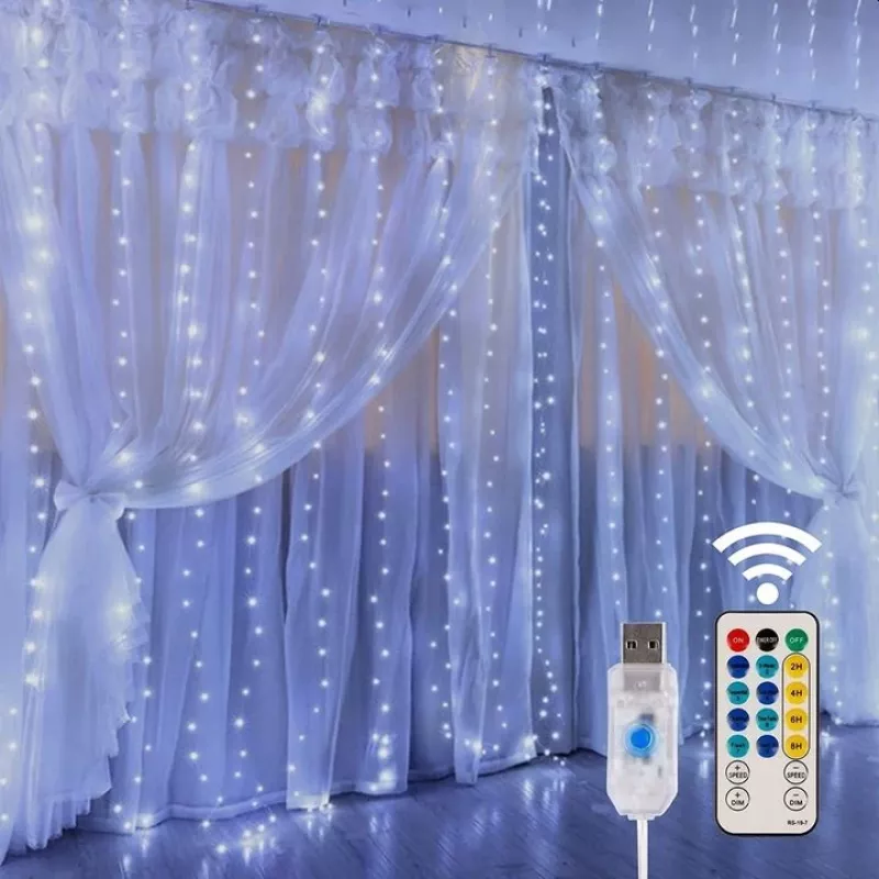Cortina LED Extralink KURTYNA LED 3x3 con mando a distancia (modelo EX.73172)