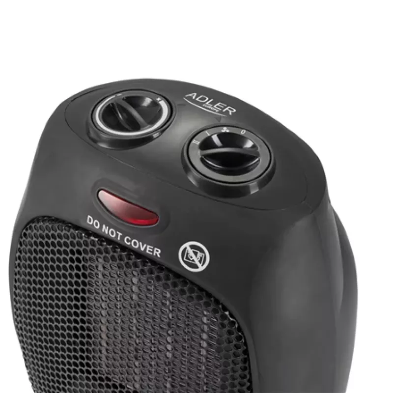 Adler AD 7702 Ventilador-calefactor eléctrico para interior Acero inoxidable 1500 W