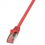 Logilink PrimeLine - cable de red - RJ-45 (M) - RJ-45 (M) - 1 m - SFTP, PiMF - CAT 6 - liso, libre de halógenos - rojo (CQ2034S)