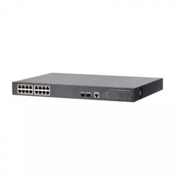 Dahua Technology PoE DH-PFS4218-16GT-240 switch de red Managed Gigabit Ethernet (10/100/1000) Power over Ethernet (PoE) negro