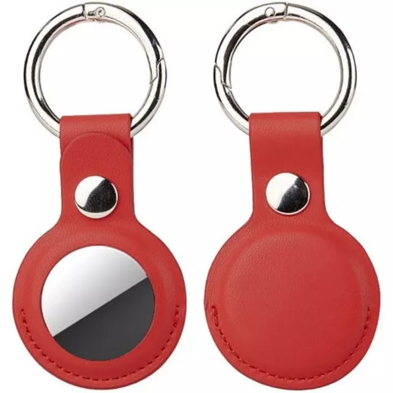 4smarts Set - Funda para AirTag - Metal, Piel sintética de poliuretano