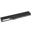 Batería Green Cell AS02 para ASUS serie K52 — Li-Ion 4400 mAh, 11,1 V, 6 celdas, negro