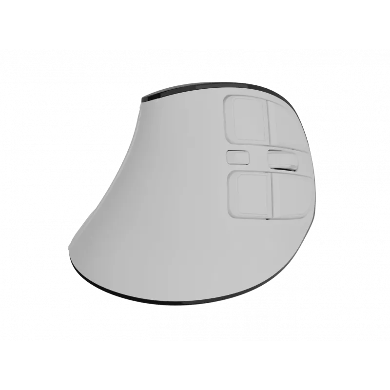Ratón vertical inalámbrico NATEC Euphoniе Pro Bluetooth 5.0, 4000 DPI, programable, silencioso, blanco