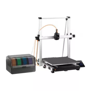 Impresora 3D AnyCubic Kobra 3 Max Combo — volumen de impresión 420×420×500 mm, PETG/PLA, temperatura máx. de boquilla 300°C, cama caliente 90°C, Wi-Fi