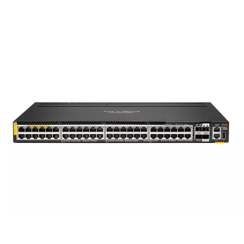 Switch de red gestionado HP Enterprise Aruba R8S90A 48x 5G Ethernet (100/1000/5000) PoE, consola RJ-45/USB-C, 880 Gbit/s