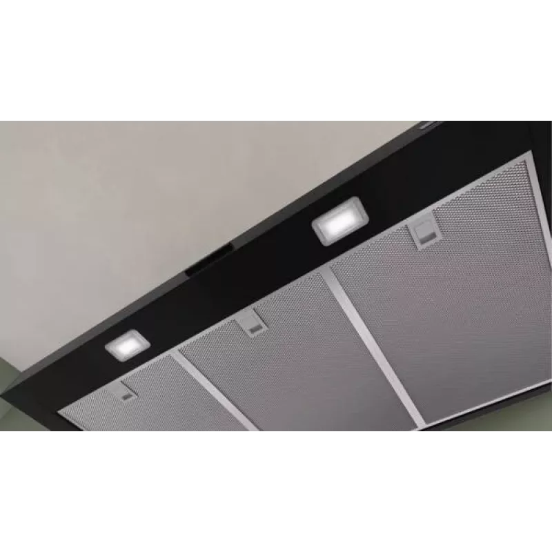 Bosch Serie 4 DWB95CC60 Campana extractora montaje en pared negra 594 m³/h