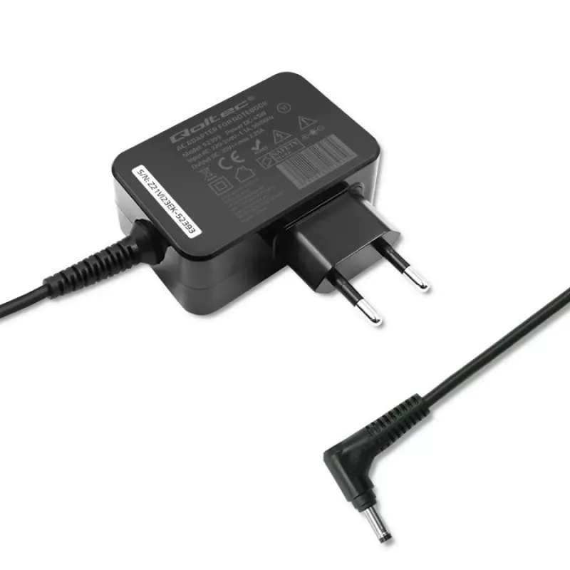 Fuente de alimentación QOLTEC 45W 20V 2,25A para dispositivos portátiles, modelo 52393