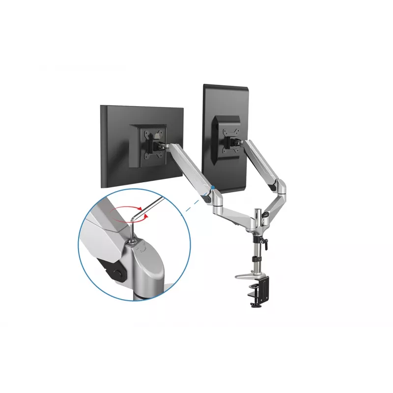 Digitus soporte para doble monitor, 2x 32, 2x 8 kg