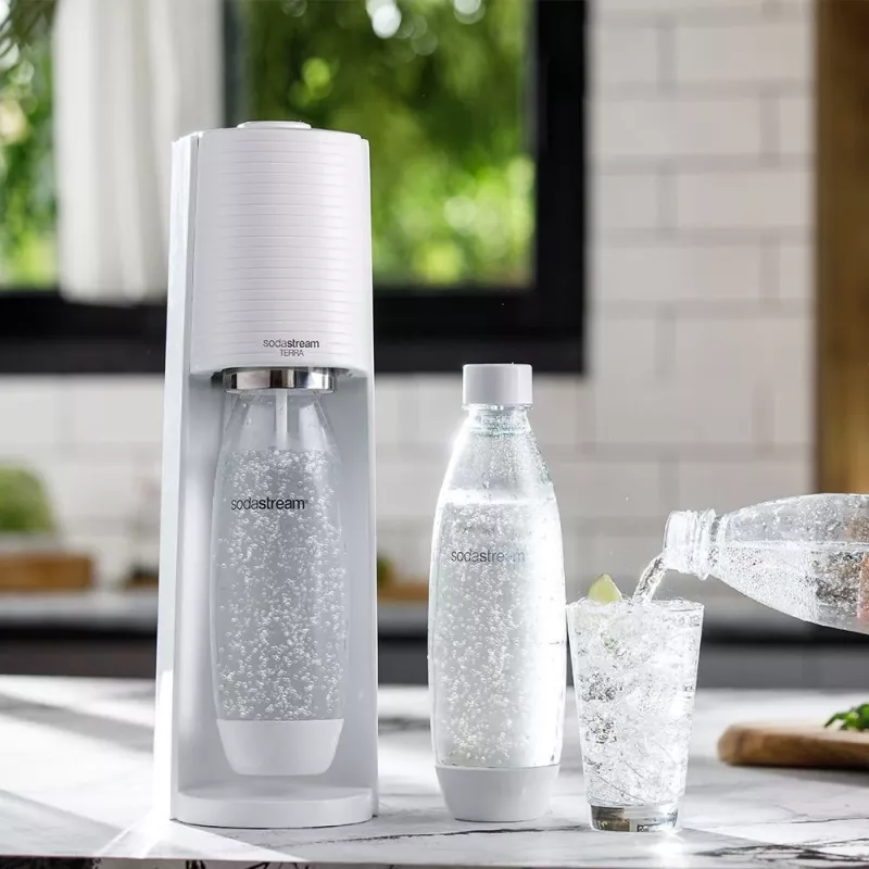Máquina de refrescos SodaStream Terra White