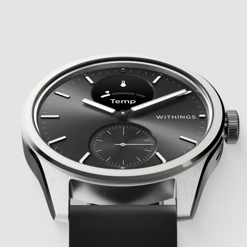 Reloj inteligente híbrido Withings ScanWatch 2 Negro