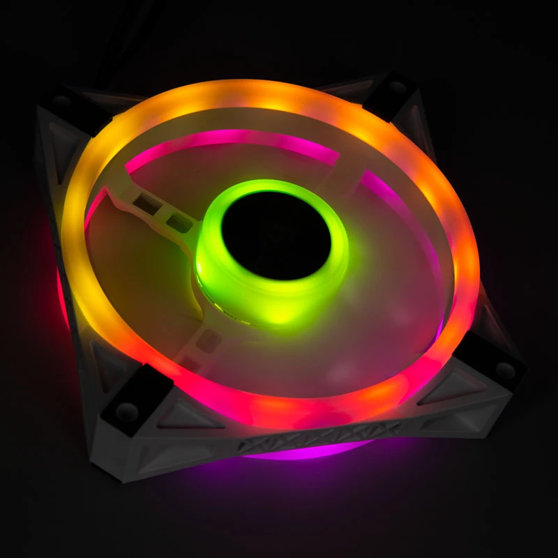 Ventilador de carcasa Corsair iCUE QL120 120mm ARGB - blanco