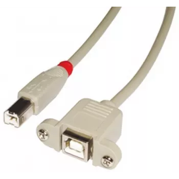 Cable USB Lindy 31801 USB 2.0 1 m USB B gris