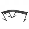 Huzaro Hero 7.0 escritorio gaming de esquina para ordenador, rectangular, fibra de carbono, aluminio, 154×48×72,5 cm, negro