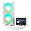 Kit de refrigeración líquida para procesador TRYX PANORAMA ARGB 240 12 cm blanco 1 ud.