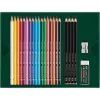 Set de lápices a base de aceite Faber-Castell Polychromos & Pitt Graphite Matt 21 unidades multicolor