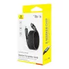 Cable de carga USB-C a USB-C Baseus Tungsten Gold 100W 1 m, negro, nailon