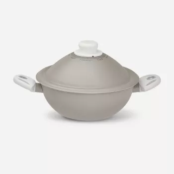 Olla Pensofal White Diamond Vapsi 24 cm con dos asas y tapa