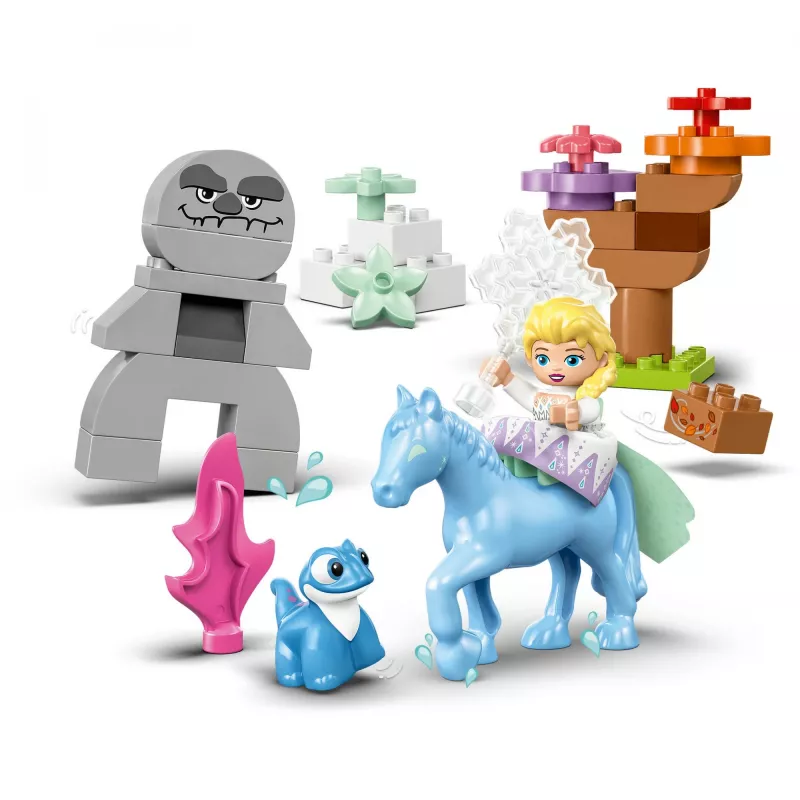 LEGO DUPLO Set de juego 10418 — Disney Elsa y Bruni en el bosque encantado, 31 piezas, 2+ años