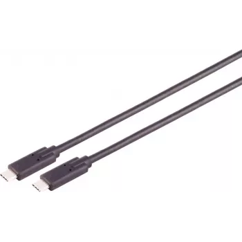 Cable USB S/CONN 13-63155 USB4 Gen 3x2 1,5 m USB-C negro